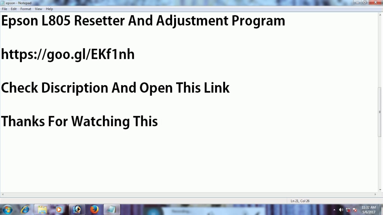 epson adjustment program l380 download free